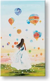 Maľovaný obraz na stenu ŽENA