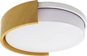 Toolight Toolight, APP1931-C, LED stropné svietidlo, Ø 41,5 cm, dekor dreva, OSW-63004