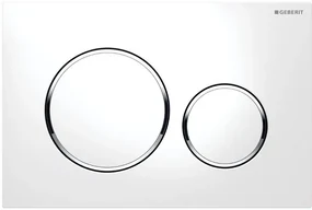 Geberit Sigma20, ovládacie tlačidlo Sigma20, biela/chróm 115.882.KJ.1
