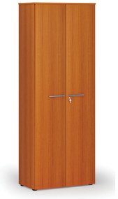 Kancelárska skriňa s dverami PRIMO WOOD, 800 x 420 x 2128 mm, čerešňa