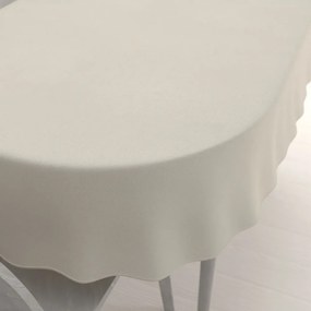 Biante Dekoračný oválny obrus BKU-110 Slonová kosť 140x180 cm