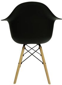 AKCIA Čierne jedálenské kreslo LIZBONA II. akosť