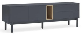Tmavosivý TV stolík 180x56 cm Corvo - Teulat