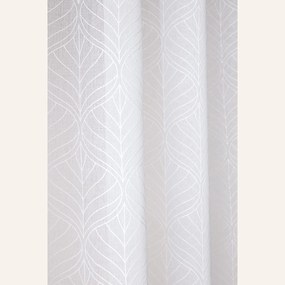 Dekorstudio Záclona LA ROSSA s uchytením na riasiacu pásku v bielej farbe Rozmer záclony (šírka x výška): 140x230cm