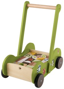 Playtive Drevený vozík (zelená)  (100356726)