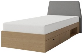 Meblar Detská posteľ Alesio 90x200 - dub baltic