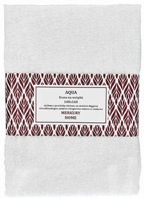 Záclona na šnurovanie AQUA polyester biela 140x160 Merkury Home