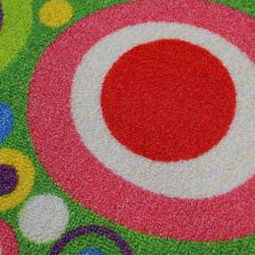 Spoltex, AKCIA: 150x150 cm Detský metrážny koberec Candy 24, šíře, viacfarebná, filc, detská izba
