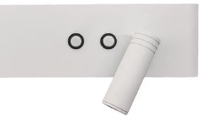 LED nástenné bodové svietidlo RESORT LED/10W/230V + LED/3W biele pravé