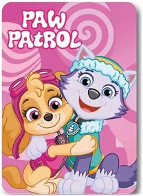 Dievčenská fleecová deka Paw Patrol - motív Skye a Everest - 100 x 140 cm