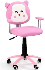 Kancelárske kreslo Kitty Ružová
