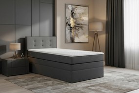 XXXLutz BOXSPRINGOVÁ POSTEĽ, 90/200 cm, antracitová MID.YOU - Online Only spálne - 000044003406