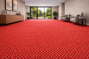 Balta, Koberec metráž Fortessa SDE New 64, na mieru, šíře 4m, oranžová, ab (mriežka), chodba / predsieň