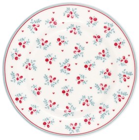 GREEN GATE Porcelánový tanierik Belia White 15 cm