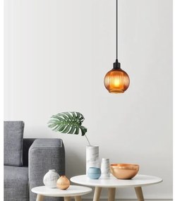 Globo 15638B - Luster na lanku ZUMBA 1xE27/25W/230V pr. 15 cm meď