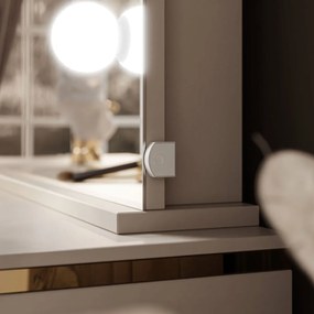 TOALETNÝ STOLÍK NESSIE ELITE 2 KAŠMÍR + ZLATÝ