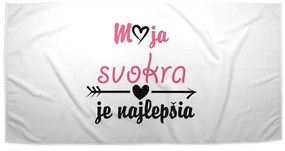 Sablio Uterák Moja svokra je najlepšia - 30x50 cm