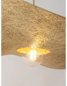 Luster na lanku KAPELLO 1xE27/60W/230V pr. 55 cm zlatá