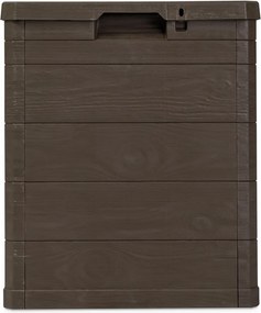 Tmavohnedý záhradný úložný box Woodys – Toomax