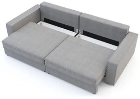 Rozkladacia pohovka 4-miestna MARKOS svetlosivá