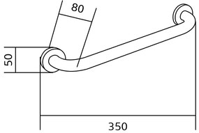 Mexen príslušenstvo, kúpeľkový držiak 30cm, chróm, 70101630-00