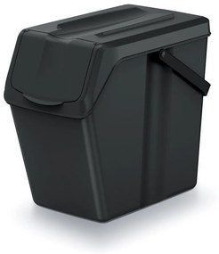 Odpadkový kôš Soorti 25 L čierny