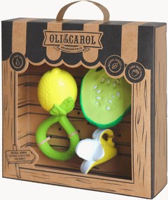 Súprava ručne vyrobených hryzadiel Newborn, 3 ks