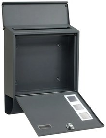 Poštová schránka BK 703, s tubusom, antracit