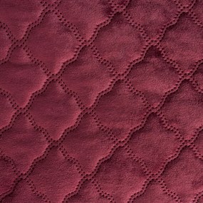 Dekorstudio Zamatový prehoz na posteľ VELVET3 v bordovej farbe Rozmer prehozu (šírka x dĺžka): 170x210cm