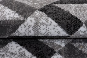 TA Koberec Q544D WHITE MAYA PP EYM Sivý Obdĺžnikový Rozmer: 180x250 cm