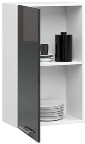 Horná kuchynská skrinka OLIWIA W 50 H720 biela / grafitová, lesk