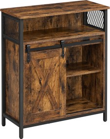 XXXLutz KOMODA, hnedá, čierna, 70/80/30 cm Boxxx - Komody - 002543024501
