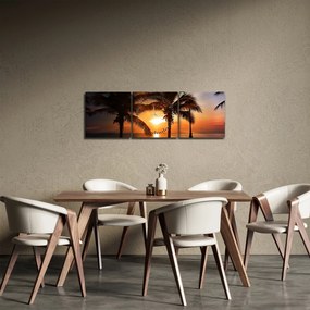 Obraz - Výhľad na more (s hodinami) (90x30 cm)