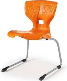 Školská stolička ALDA III, výška 460 mm, oranžová