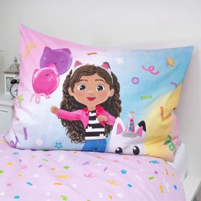 Jerry Fabrics Bavlnené obliečky 140x200 + 70x90 cm - Gabby's Dollhouse "Rainbow"