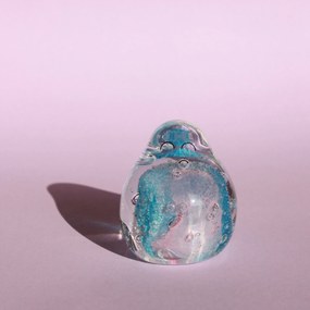 Studio Arhoj Sklenená figúrka Crystal Blob Drop Dreamy