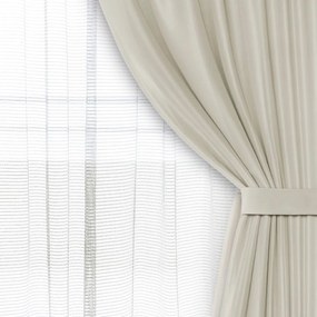 Šerpa na záves VIVA taupe 8x140 cm