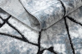 Koberec COZY 8873 Cracks jasný sivý/nebeský