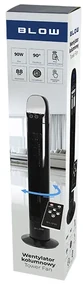 Stĺpový ventilátor 90W LCD s diaľkovým ovládaním 44-075