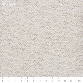 Biela ženilková rozkladacia/s úložným priestorom rohová pohovka (pravý roh/do tvaru "U") Everest – Bobochic Paris