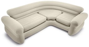 INTEX Corner Sofa Nafukovacia rohová sedačka 257 x 203 x 76 cm