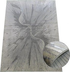 BE Koberec Esprit 3607 GREY – sivý obdĺžnikový Rozmer: 200x290 cm