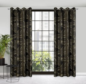 ZÁVES NA KRÚŽKOCH KIARA 140X250 CM VZOROVANÁ