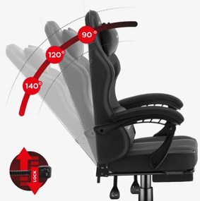 Herná stolička Force 3.7 Carbon Black