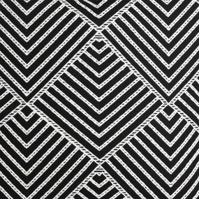 Eglo 420005 - Dekoračný vankúš CHEVERY 45x45 cm čierna/biela