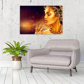 Obraz - Zlatá kráľovná (90x60 cm)