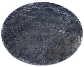 Koberec LAPIN Shaggy slonia kosť/čierny protišmykový kruh