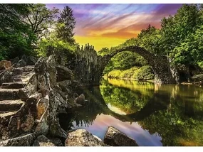Trefl Puzzle Premium Plus Photo Odyssey: Most v Kromlau, 1000 dielikov