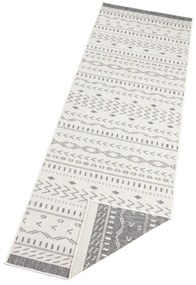 NORTHRUGS - Hanse Home koberce Kusový koberec Twin Supreme 103437 Kuba grey creme – na von aj na doma - 80x150 cm