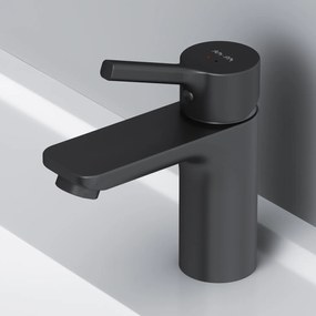 Umývadlová batéria AM.PM X-Joy S FXB02122 jednopáková, čierna
